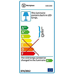 Westinghouse 6401040 Suspension à Lampe 13 W Acier Noir