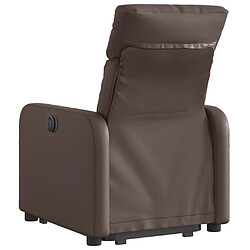 Acheter Maison Chic Fauteuil Relax pour salon, Fauteuil inclinable marron similicuir -GKD57092