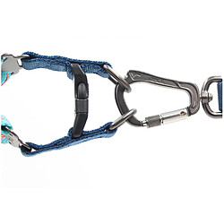 Avis Universal Réglage de la couleur du gouvernail pour chiens de compagnie Poignée facile à contrôler pour petits chiens de grande taille Entraînement Marche Harness | Harness (Bleu)