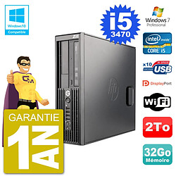 PC HP WorkStation Z220 SFF Core i5-3470 RAM 32Go Disque 2To Graveur DVD Wifi W7 - Occasion