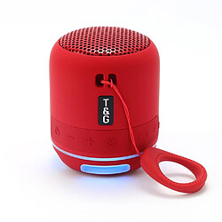 Yonis Mini Enceinte Bluetooth Portative LED Stéréo TWS Son Puissant Autonomie Longue Mini Enceinte Bluetooth TWS LED Son Stéréo Portable Puissante Autonomie Longue Rouge YONIS