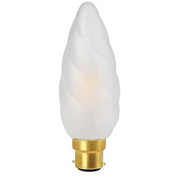 Girard Sudron Ampoule flamme Torsadée Géante LED 4W B22 Matte