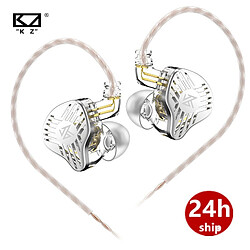 GUPBOO KZ EDS Special Edition Casque avec Dynamic Drive et Mic 3,5 mm HD Hi-Fi In-Ear Headphone avec Bass Monitor Stereo Earphone pour EDX ZEX Phone 