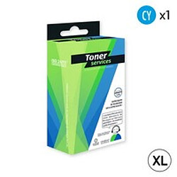 TONER SERVICES Compatible Brother LC1000 Cartouche Cyan LC1000C (Lune) 