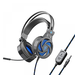 General Casque de jeu stéréo Pro à suppression de bruit sur l'oreille avec micro, basses surround, microphone omnidirectionnel à suppression de bruit, cache-oreilles à mémoire douce pour ordinateur portable Mac(noir) 