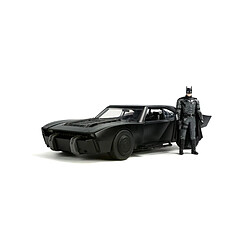 Jada Toys Batman 2022 Hollywood Rides - Réplique 1/18 Batmobile métal 2022 avec figurine Batman 