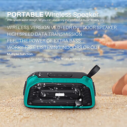 Acheter Yonis Enceinte Bluetooth Waterproof 1200mAh Autonomie 4H Appels Mains-Libres FM