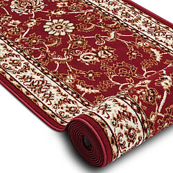 RUGSX TAPIS DE COULOIR BCF MORAD Klasyk classique bordeaux 120 cm 120x540 cm