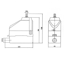 Acheter MARQUE DISTRIBUTEUR Pompe de relevage à condensats pour climatisation et chaudière condensation 12 L/h