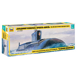 Zvezda Maquette sous-marin : Sous-marin nucléaire classe Borei """"Vladimir Monomakh""""