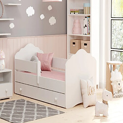 Kobi Lit enfant FALA BAR+SZU 140x70 avec tiroir de rangement