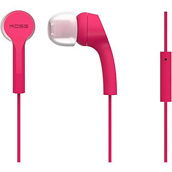 Écouteurs avec Fil et Microphone, Headphones, Compatibles avec les Smartphones, , Rose, KOSS, KEB9i 