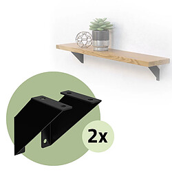 ML DESIGN MODERN LIVING Lot de 4 supports d'étagère Support d'étagère Angle d'étagère Support d'étagère