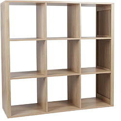 The Home Deco Factory Rangement modulable en bois Klaus 9 cases.