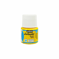 Pebeo Peinture textile Setacolor opaque - Jaune - 45 ml