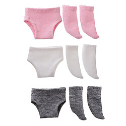 Paire De Chaussettes Courtes Et De Sous-vêtements Pour 12 Pouces Blythe Poupée Accessoires Accs Rose pas cher