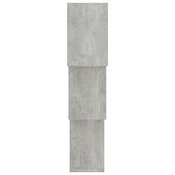 Acheter vidaXL Étagères murales cubiques gris béton 68x15x68cm bois ingénierie