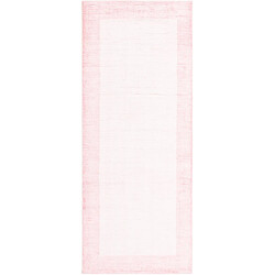 Vidal Tapis de couloir en laine 198x79 rose Darya