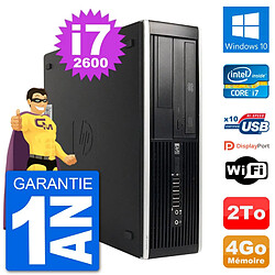 PC HP Compaq 6200 Pro SFF Intel i7-2600 RAM 4Go Disque Dur 2To Windows 10 Wifi · Occasion 