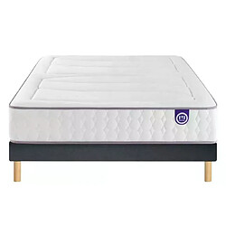 Ensemble Merinos Beauty Bed - 560 Ressorts ensachés + Sommier Confort Ferme 90x190