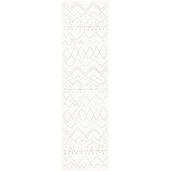 Hadorn Tapis 305x80 Blanc St. Gallen Folklore