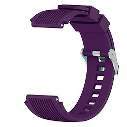 Wewoo Bande de montre poignet à grain vertical pour Galaxy 46 mm (violet)