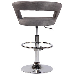 Non Tabouret de bar Jaen tissu pas cher