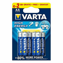 Piles Alcalines Varta 4906 AA 1,5 V 6 uds 