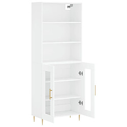 Acheter Maison Chic Buffet,Meuble de Rangement,commode pour salon,Cuisine Blanc 69,5x34x180 cm Bois d'ingénierie -MN48214