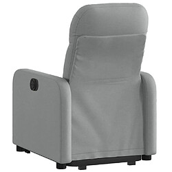 Acheter Maison Chic Fauteuil Relax pour salon, Fauteuil inclinable Gris clair Tissu -GKD83740