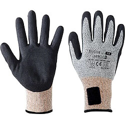 gants anti coupure - niveau 5 - taille 9 - bizline 730147 