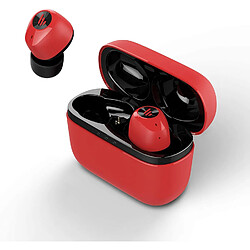 Écouteurs Bluetooth Edifier TWS2 - Écouteurs intra-auriculaires stéréo sans fil avec Bluetooth 5.0 et temps de lecture de 12 heures(rouge)