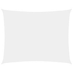 Maison Chic Voile d'ombrage | Voile de parasol | Toile d'ombrage tissu oxford rectangulaire 2x4 m blanc -MN15266