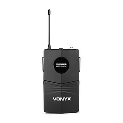 Vonyx WM82C Digital Set microphone sans fil UHF 2 canaux - Portée 50m - Coffret de transport inclus