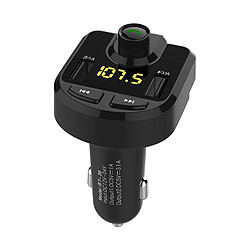 Transmetteur Fm Véhicule Adaptateur Bluetooth Sans Fil Musique Mains Libres Noir + SD 32Go YONIS 