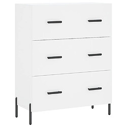 Maison Chic Buffet,Meuble de Rangement,commode pour salon,Cuisine blanc 69,5x34x90 cm bois d'ingénierie -MN79047