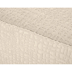 Bestmobilier Topaze - canapé droit 2 places - en tissu velours relief pas cher