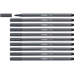 STABILO Stylo feutre Pen 68, gris noir ()