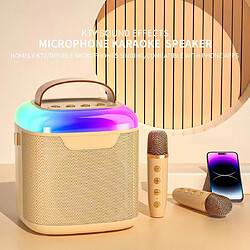 Acheter Yonis Enceinte Bluetooth Portable Smart RGB Son HD Stéréo Micro Intégré Autonomie 6H