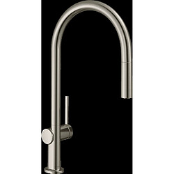 Mitigeur de cuisine HANSGROHE Talis M54 , avec douchette extractible 1 jet aspect acier inox - 72802800