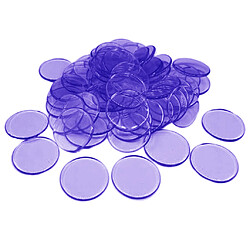 100pcs jetons de poker Coins Casino Supply Family Games Accs violet jetons professionnels de jeton de Pocker