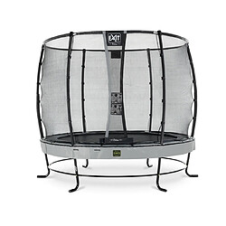 Trampoline EXIT Elegant Premium 305 Gris + filet de securite Deluxe