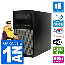 PC Tour Dell 7020 Intel Pentium G3220 RAM 8Go Disque Dur 500Go Windows 10 Wifi - Occasion