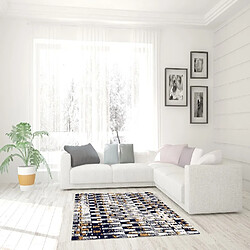 HOMEMANIA Tapis Imprimé Genetic 1 - Résumé - Décoration de Maison - antidérapants - Pour Salon, séjour, chambre à coucher - Multicolore en Polyester, Coton, 60 x 100 cm