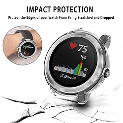 Wewoo Boîtier de montre Pour Garmin Vivoactive 3 TPU Housse de protection Transparent pas cher