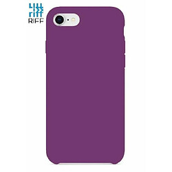 Riffi Coque Riff Thin & Soft en silicone avec intérieur en fibre souple pour Apple iPhone 7 / 8 / iPhone SE Violet 