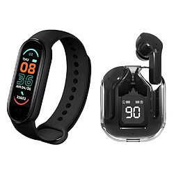 Eko Pack Sport Écouteurs TWS Imagine Bluetooth 5.3 ENC et Bracelet Connecté Noir 