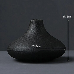 Acheter Noir en céramique vase moderne vase en céramique poterie