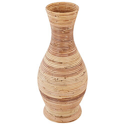 Beliani Rotin Vase décoratif 70 cm Naturel TRINISA