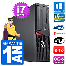 PC Fujitsu Esprimo E920 DT Intel Core i7-4770 RAM 8Go Disque 2To Windows 10 Wifi · Occasion 